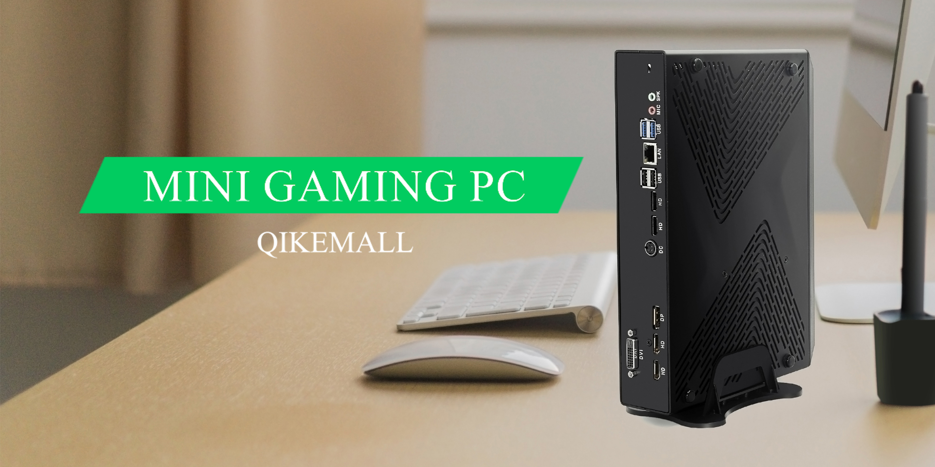 Mini PC Windows 11 Core i3 9100F,Mini Bilgisayar GTX 1650 4GB